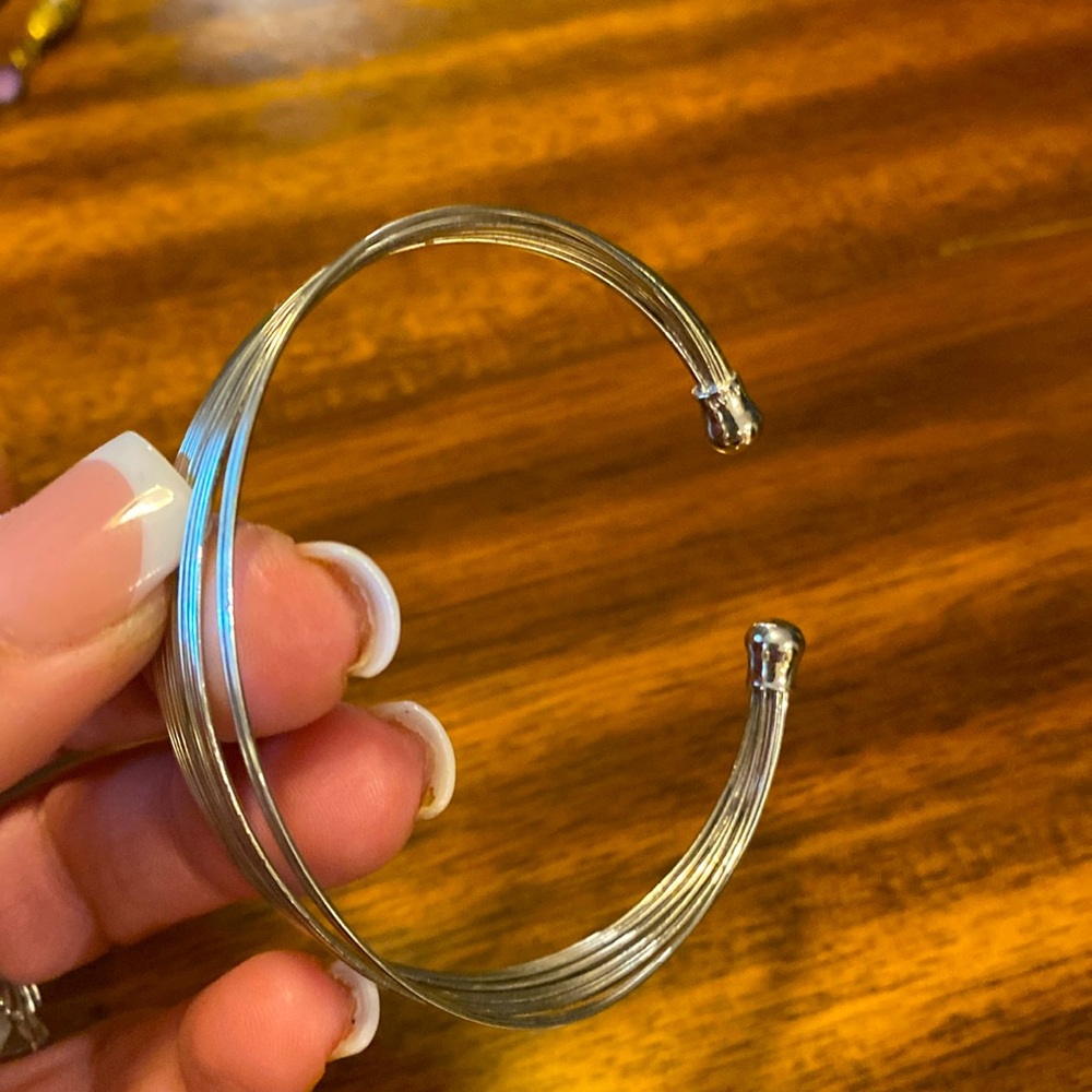 Silver toned bracelet